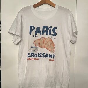 Paris Croissant Club Graphic T-Shirt!